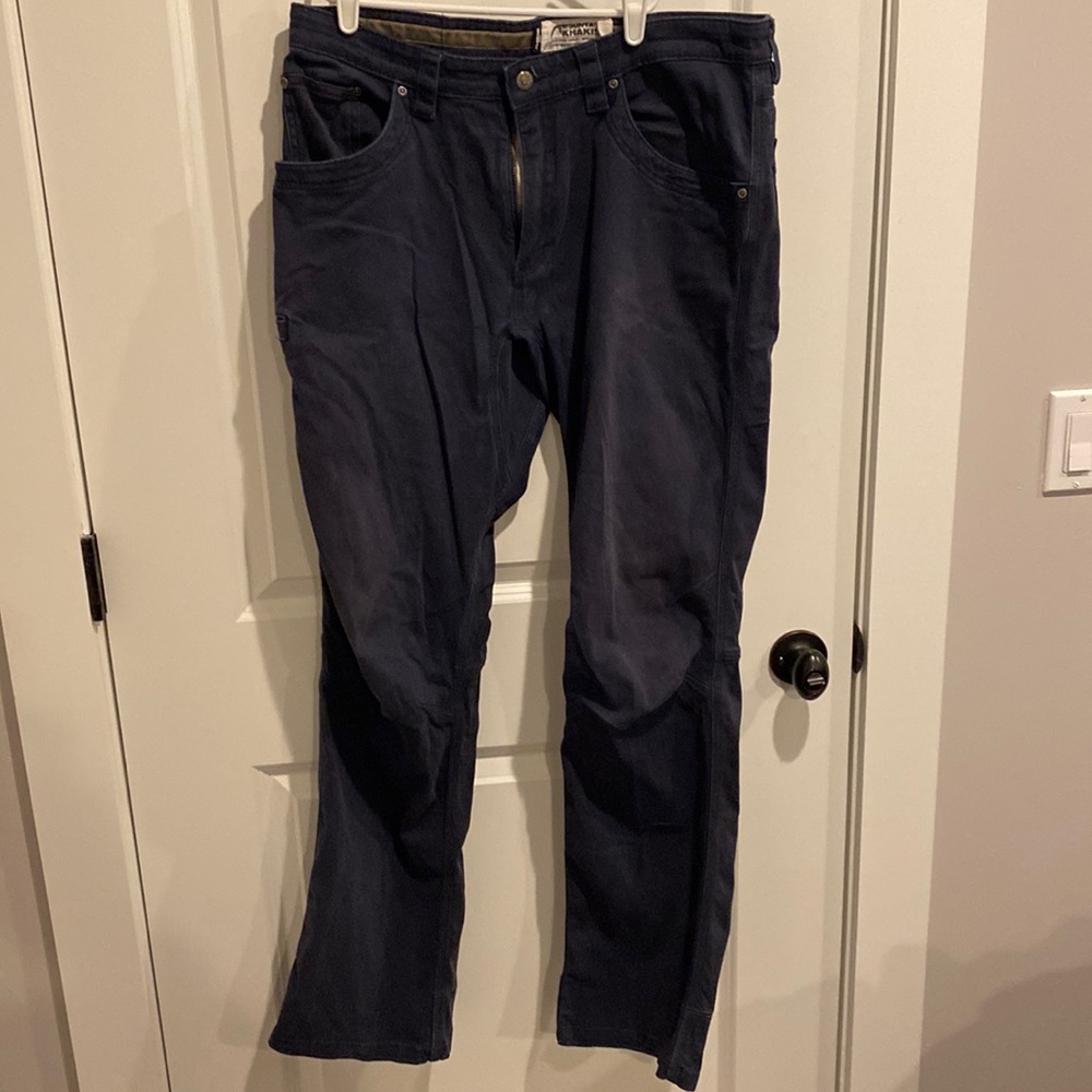 Mountain Khaki - Classic Fit Pant, Navy, 36x34